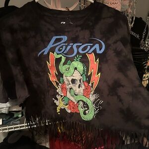Metal Band T Shirt Poison Woman’s Size Medium